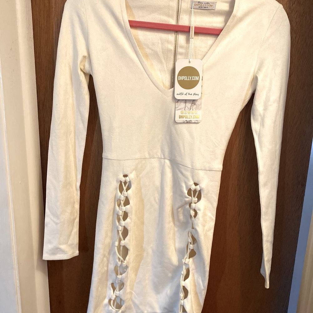 Oh Polly Bodycon Dress with cut outs